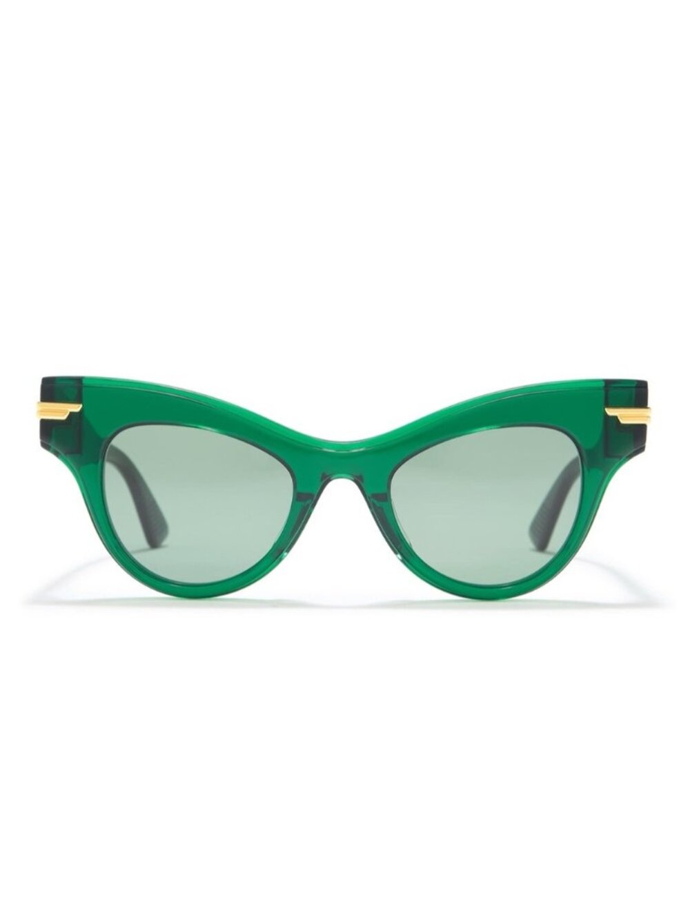 Bottega Veneta 47mm Cat Eye Sunglasses Green